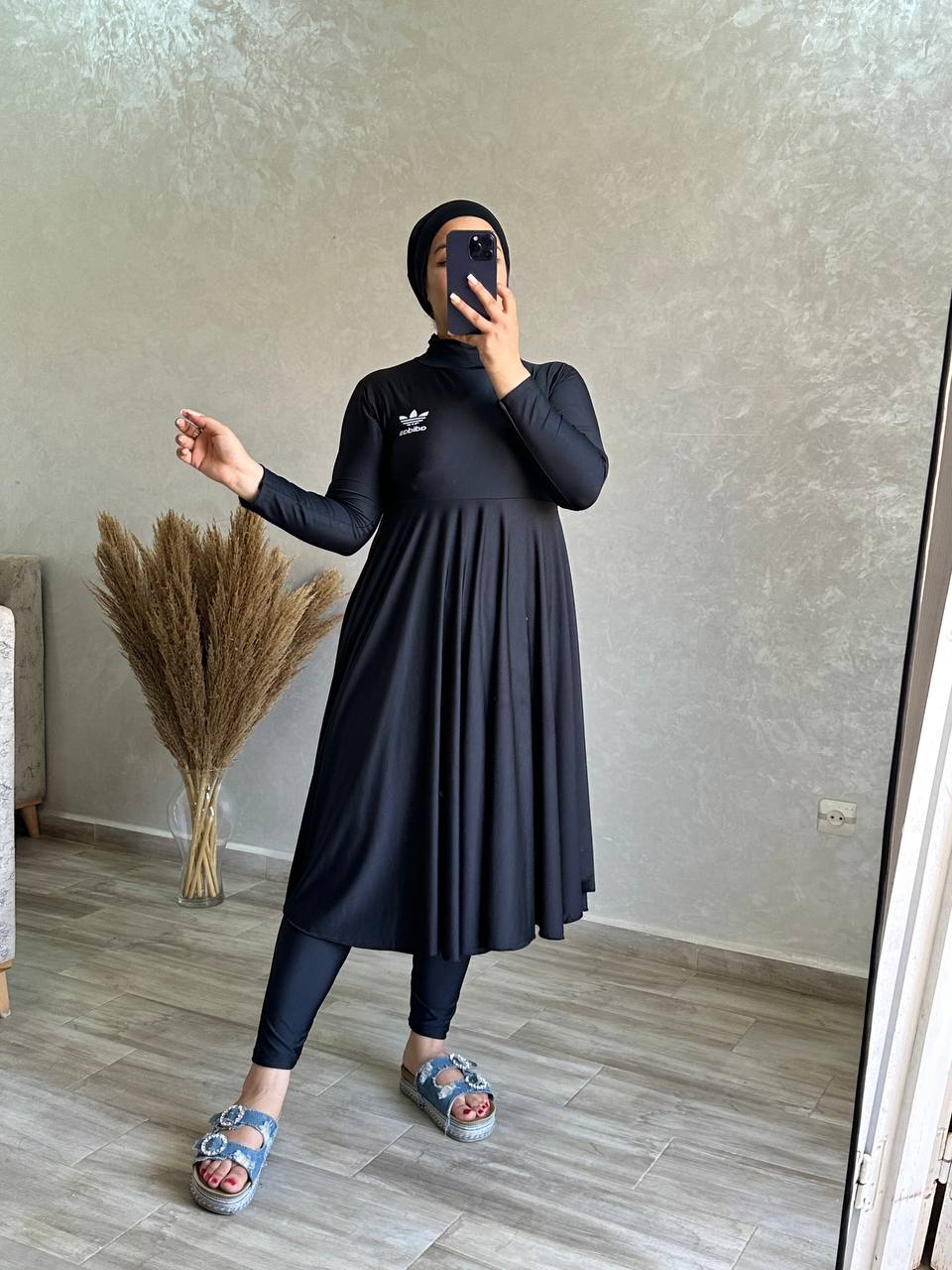 Burkini noire 3 Pièces بوركيني