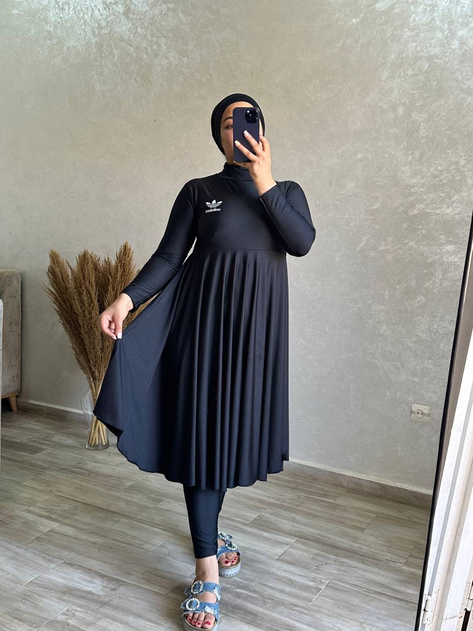 Burkini noire 3 Pièces  بوركيني
